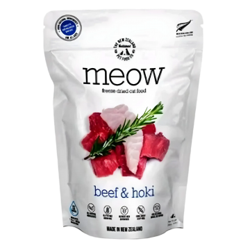 Meow Dry Food Freeze Dried Raw Beef & Hoki 280g